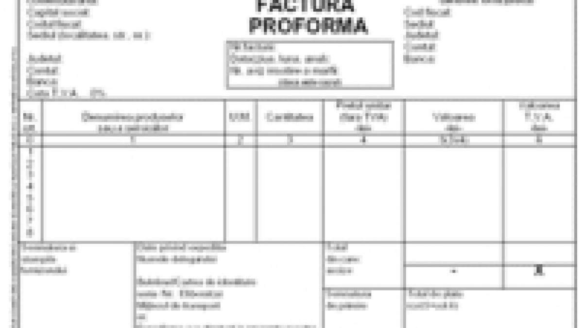 facturile vor fi raportate doar bianual