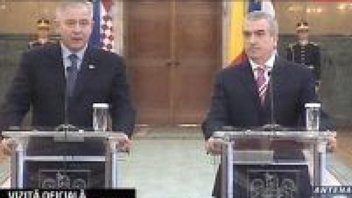 premierul croatiei in vizita oficiala in romania