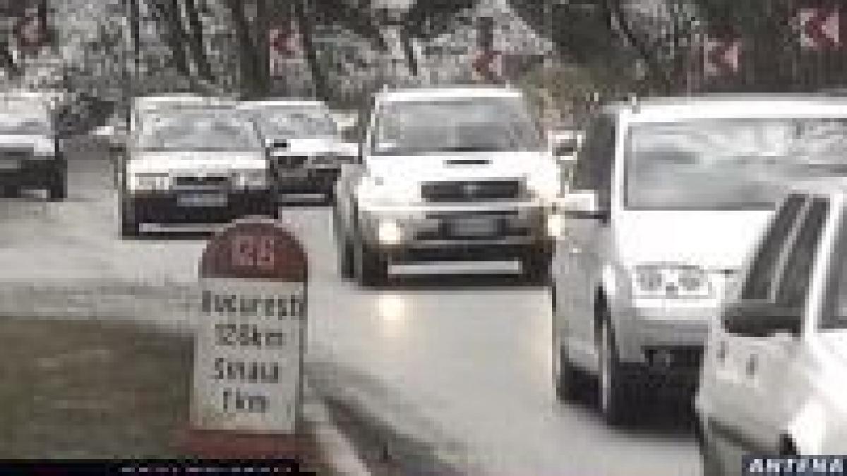 trafic infernal pe valea prahovei
