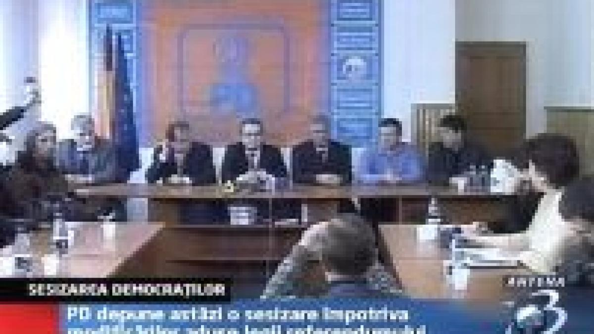 pd si pld ataca legea referendumului