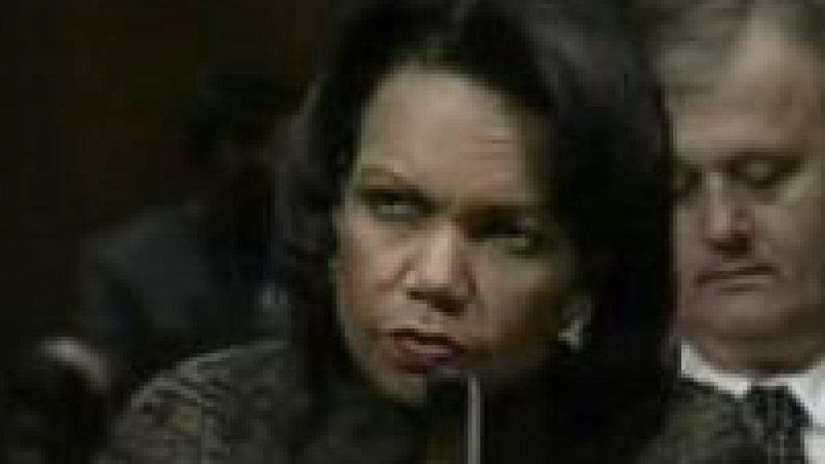 condoleezza rice vizita surpriza la bagdad
