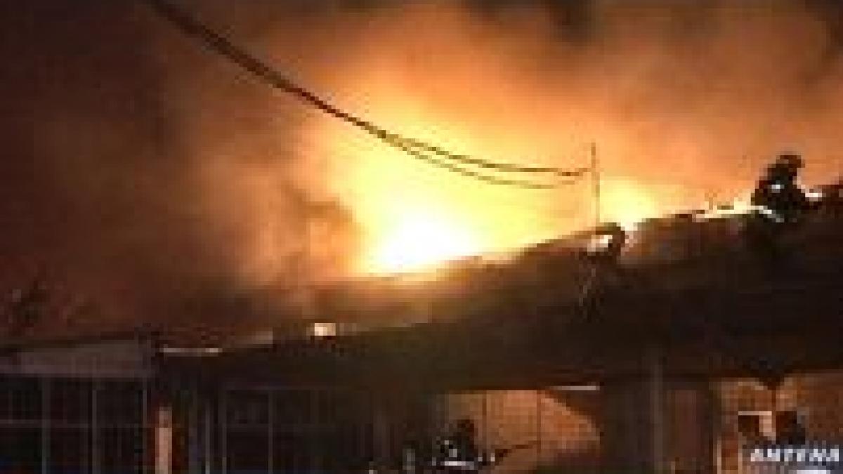 incendiu devastator in ferentari