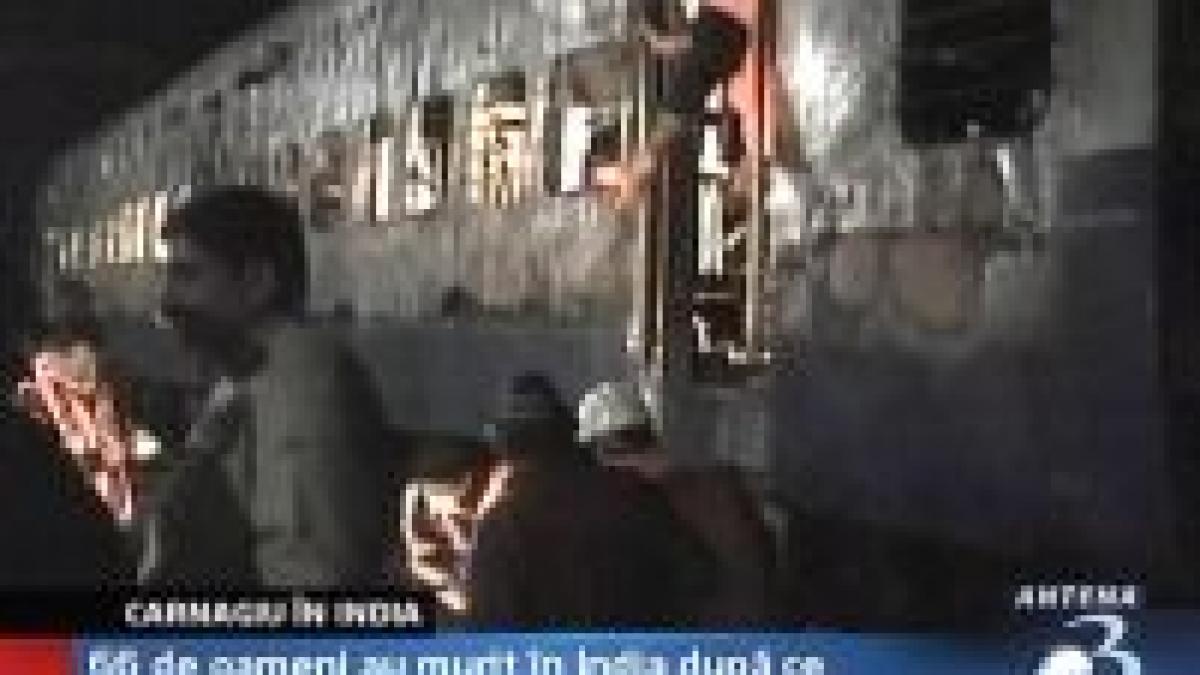 india explozie in tren 66 de morti