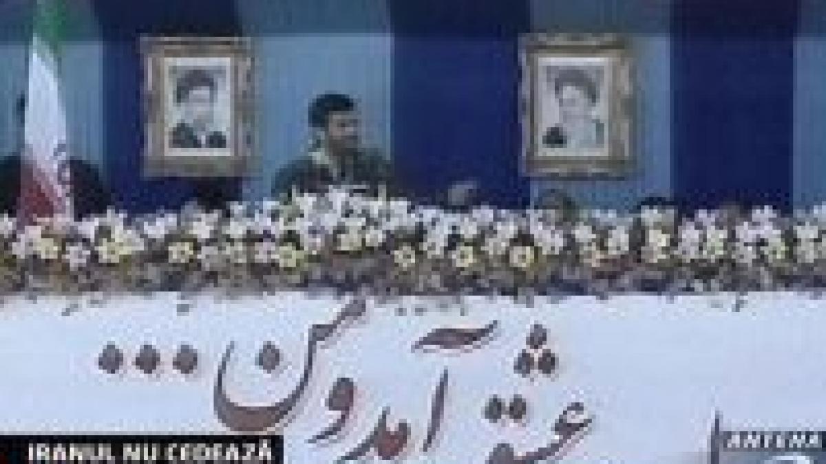 ahmadinejad occidentul sa renunte la bombe