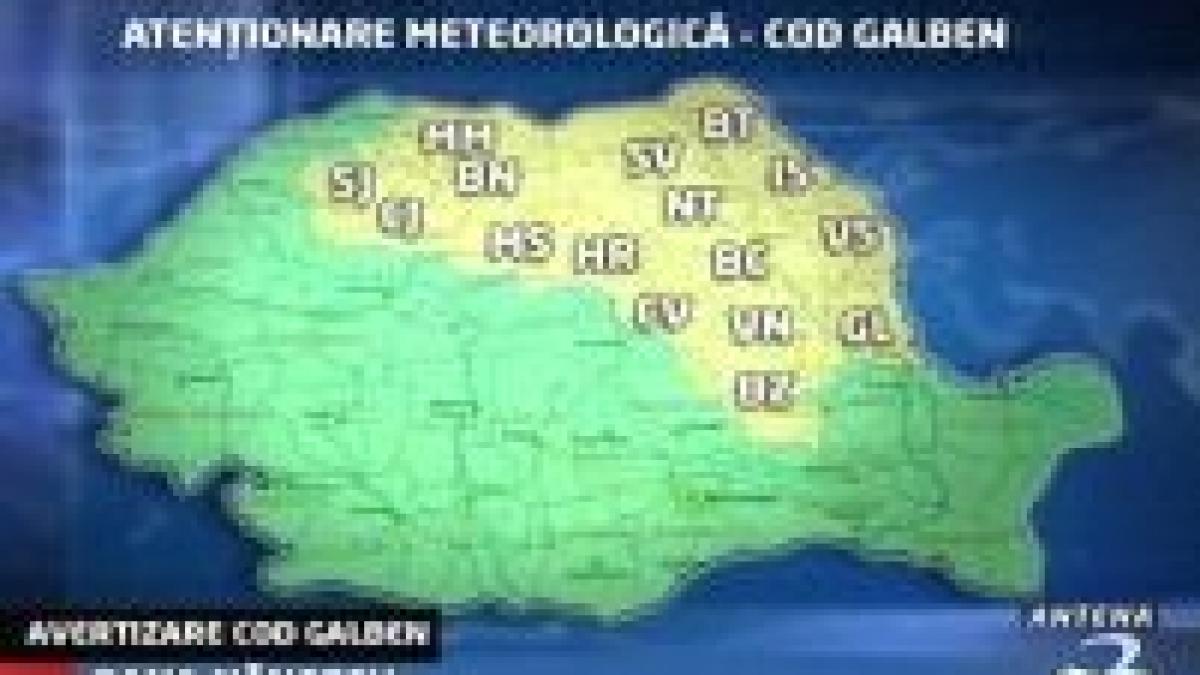 avertizare vin ploile peste romania