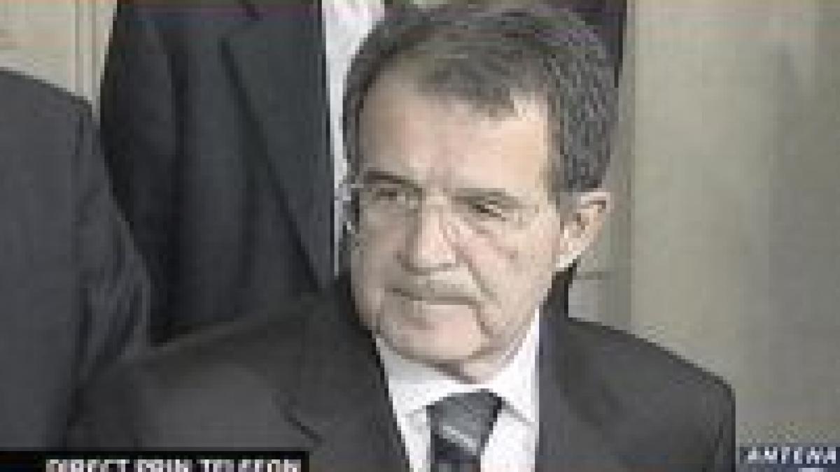 romano prodi este sustinut de coalitie