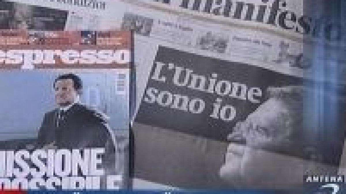 italia prodi vechiul si noul premier