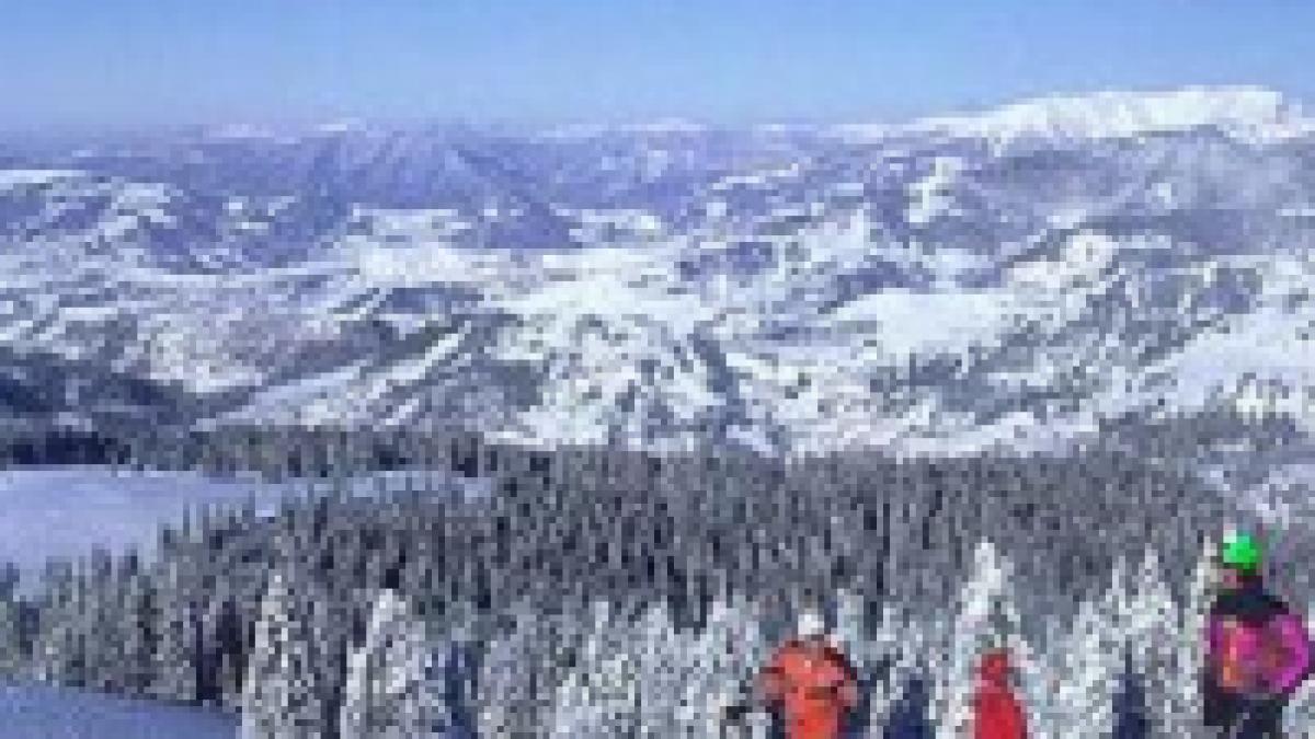 parang turisti raniti pe partia de schi