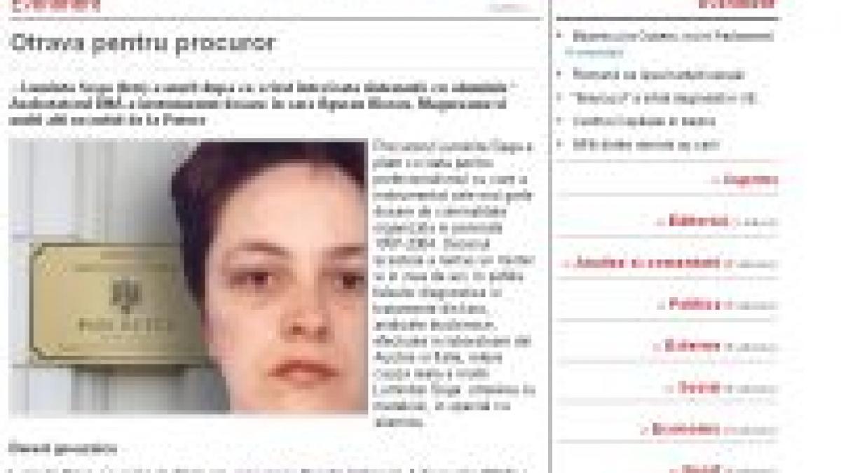 procuror roman otravit cu aluminiu