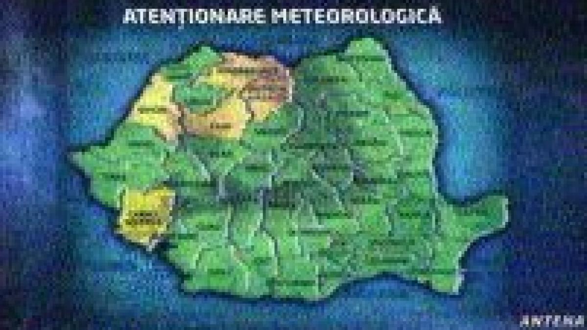 atentionare cod galben vin ploile