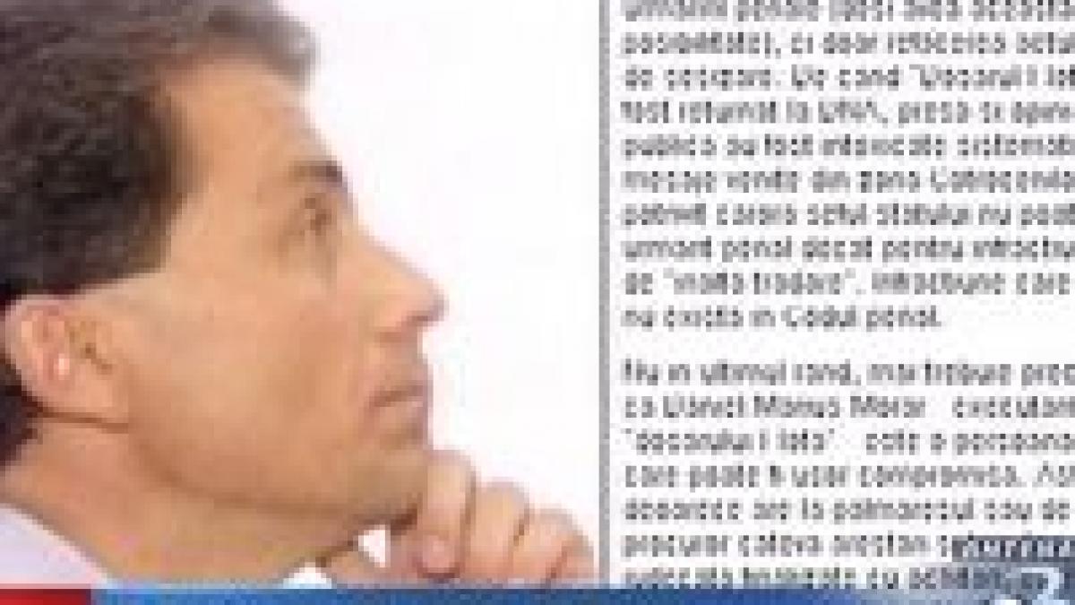 seful dna tine blocat dosarul flota