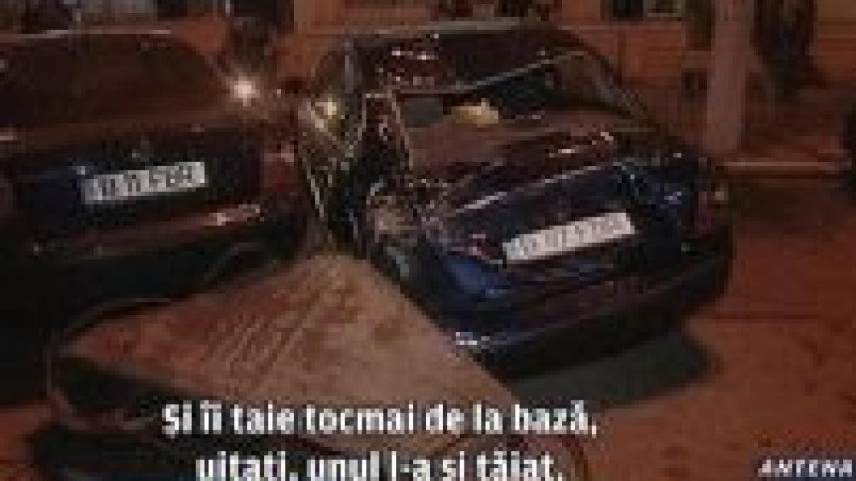 politia avertizata despre macaraua de la unirii