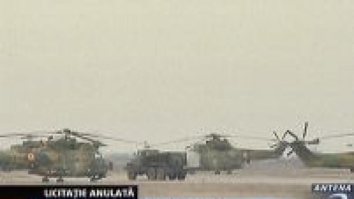 mai nu are bani de elicoptere licitatie anulata