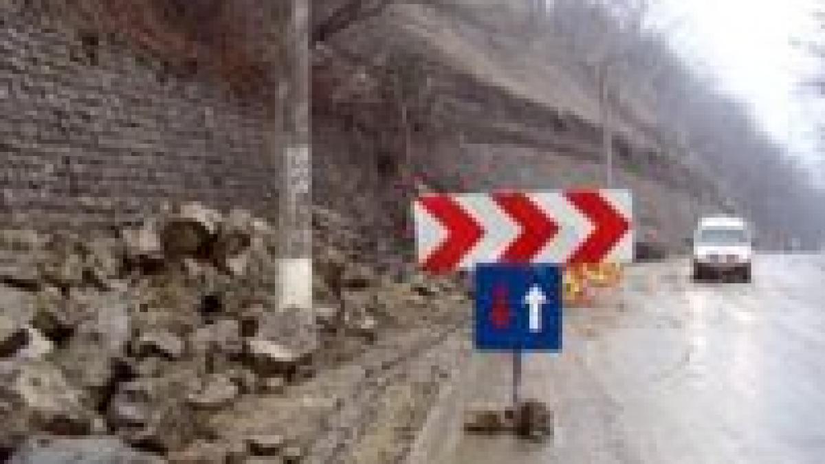 circulatia pe valea oltului este oprita