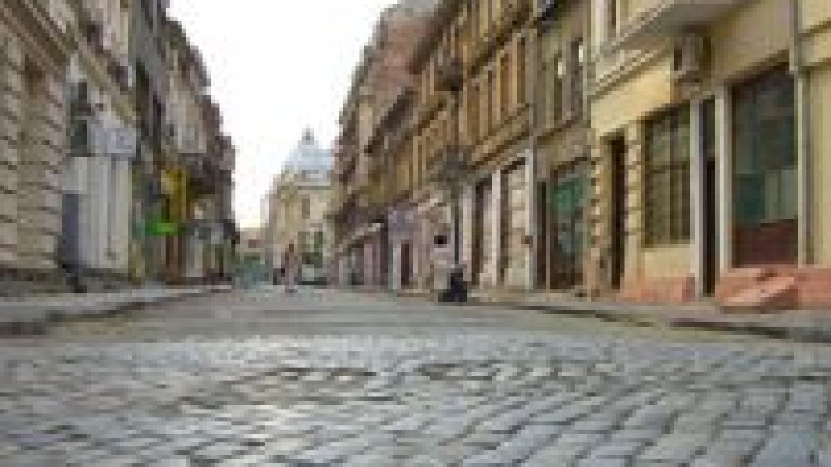 lucrarile in centrul istoric s au impotmolit