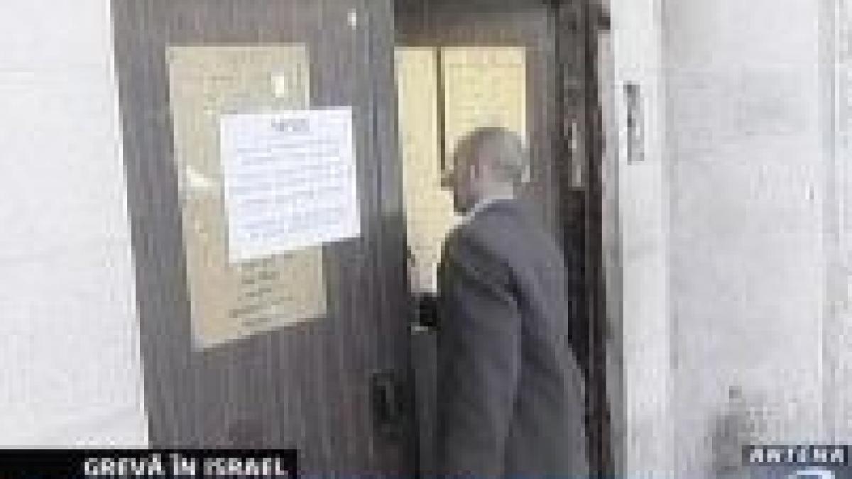 o greva de proportii a paralizat israelul