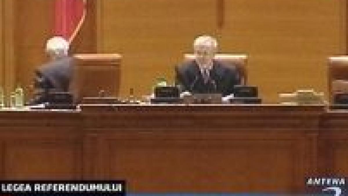 referendumul a trecut si de camera