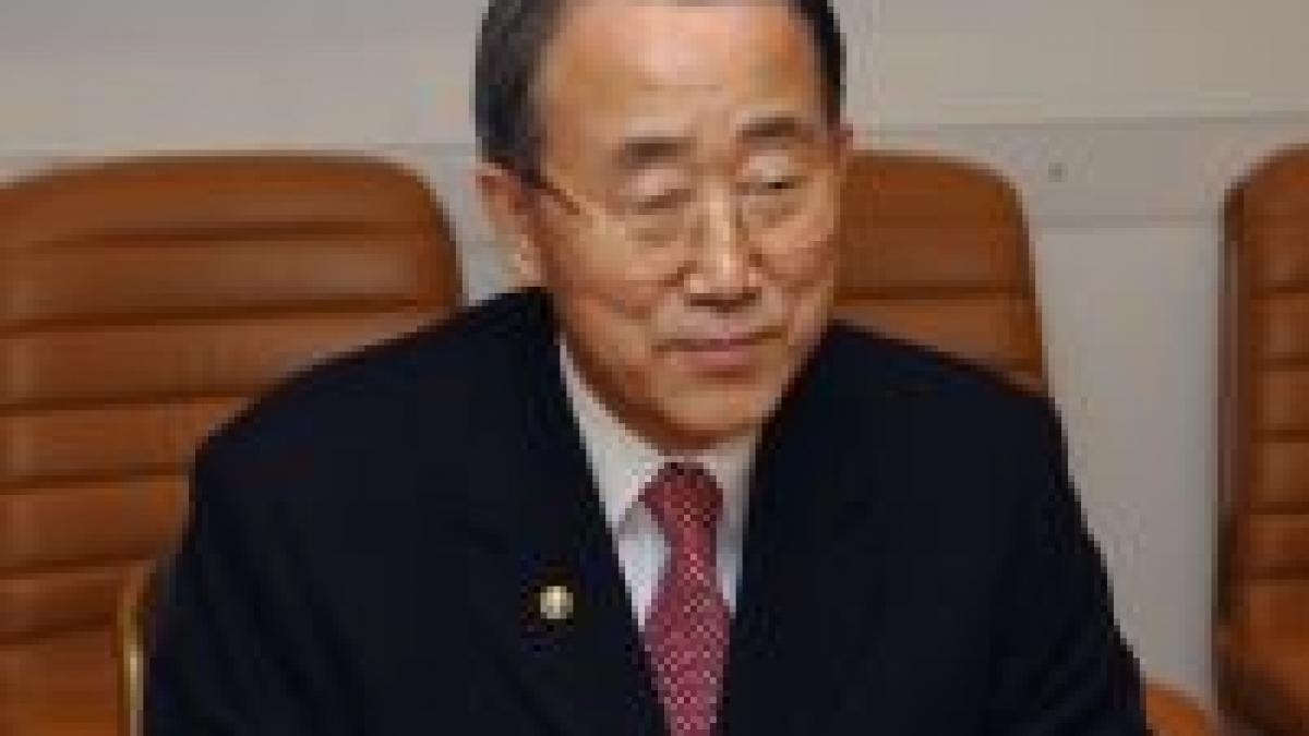 secretarul onu a vazut racheta cu ochii