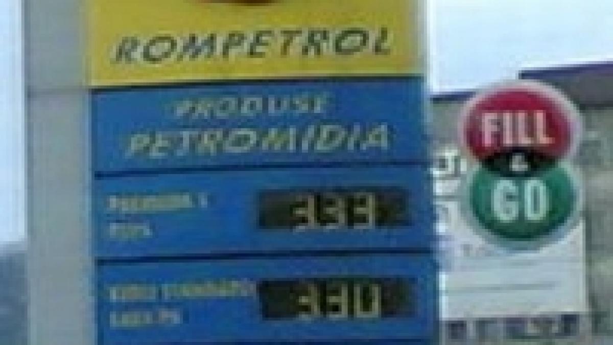 rompetrol a majorat pretul benzinei