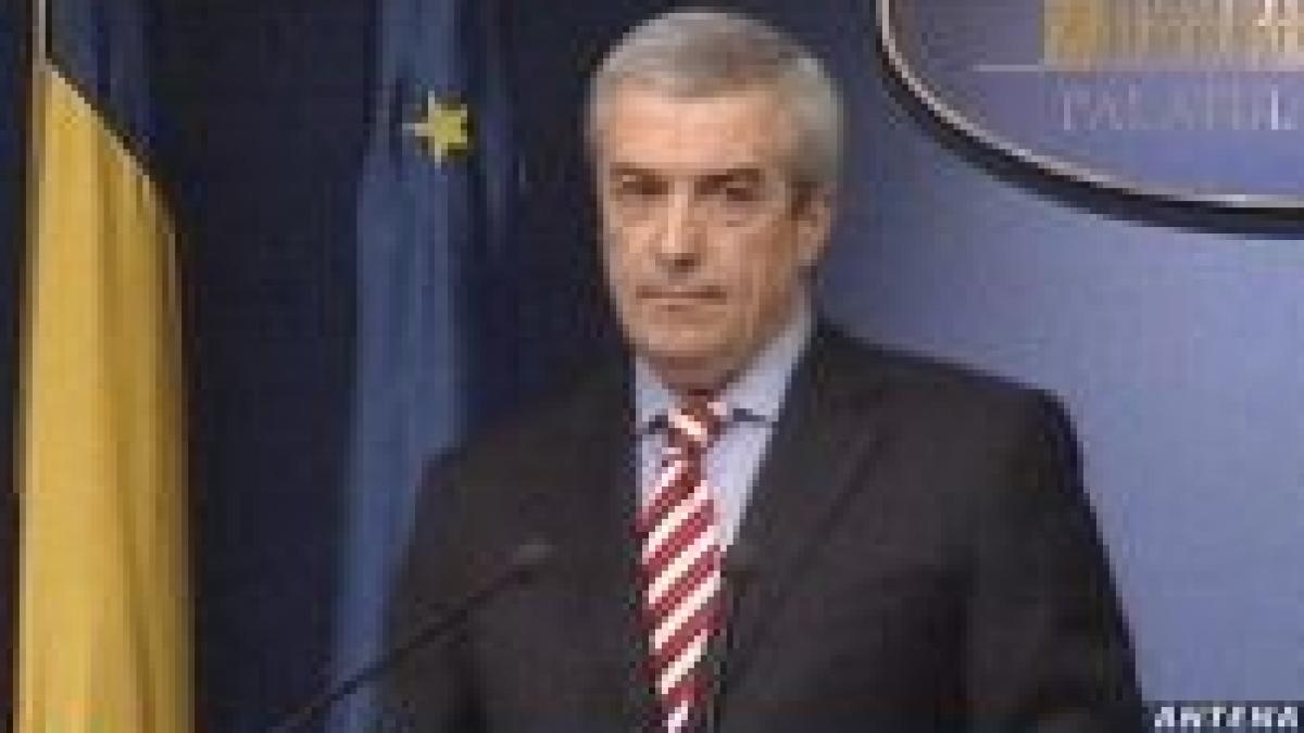 tariceanu semneaza rapid demisiile