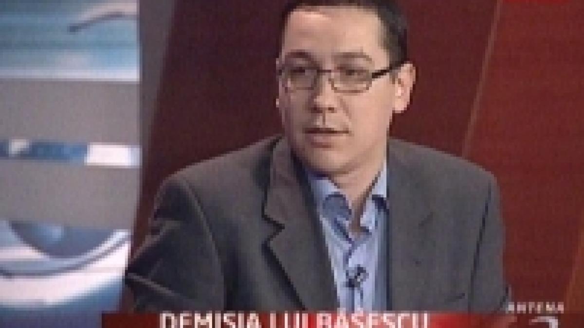 ponta voi vota pentru suspendarea presedintelui