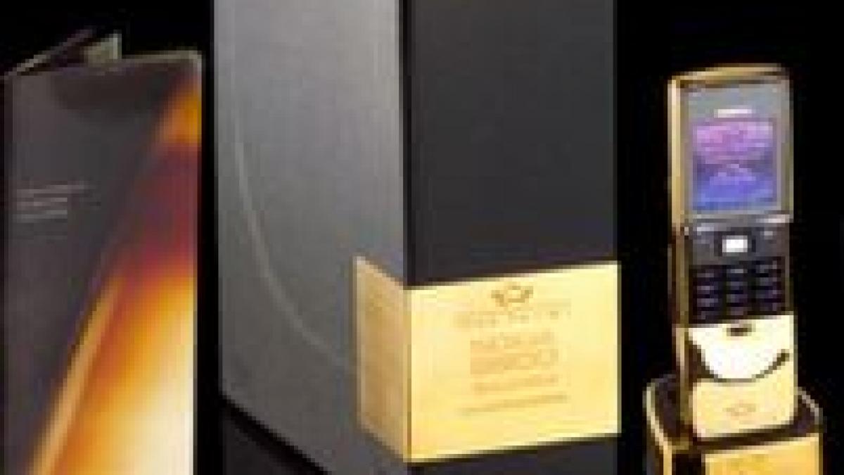 Nokia 8800 Sirocco Gold... telefonul de aur