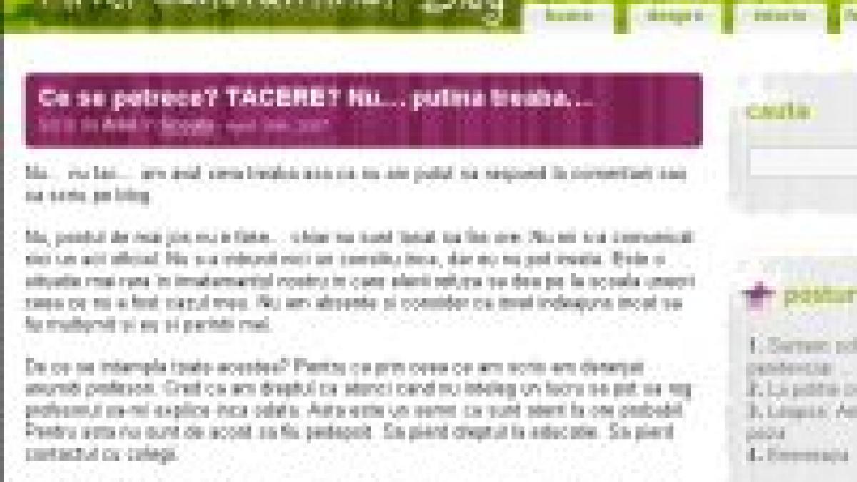 Primul blogger român exmatriculat din şcoală