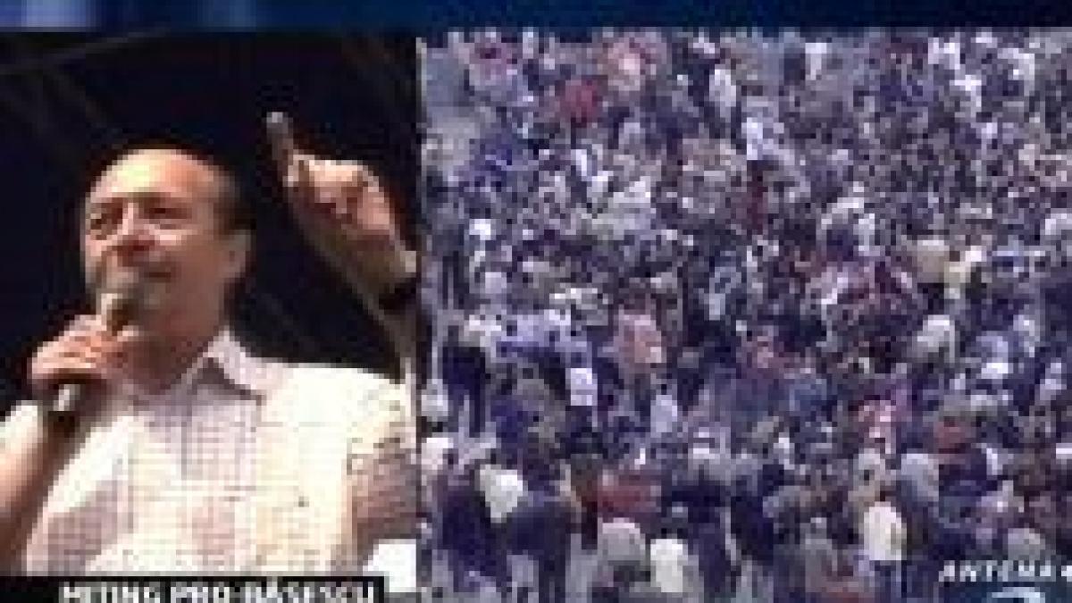 spania pregateste mitinguri pro basescu