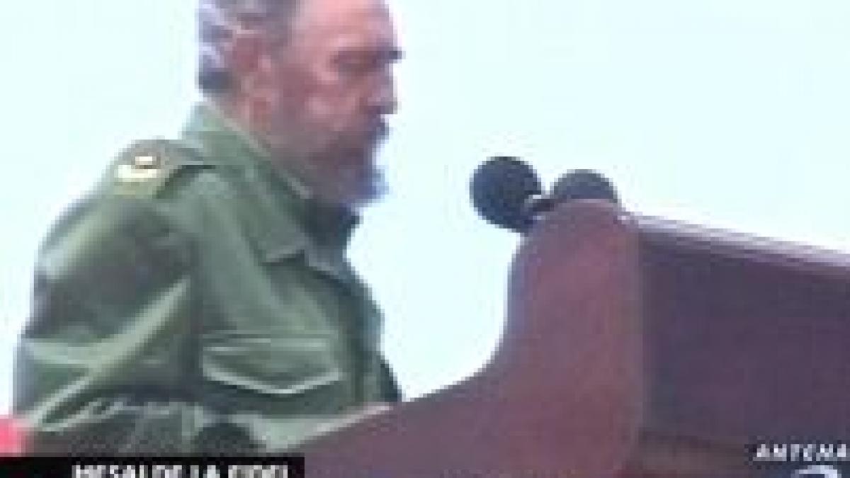 cuba fidel castro a lipsit de la parada de 1 mai