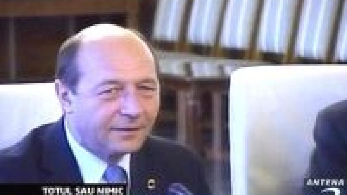 basescu daca pierd ma duc acasa