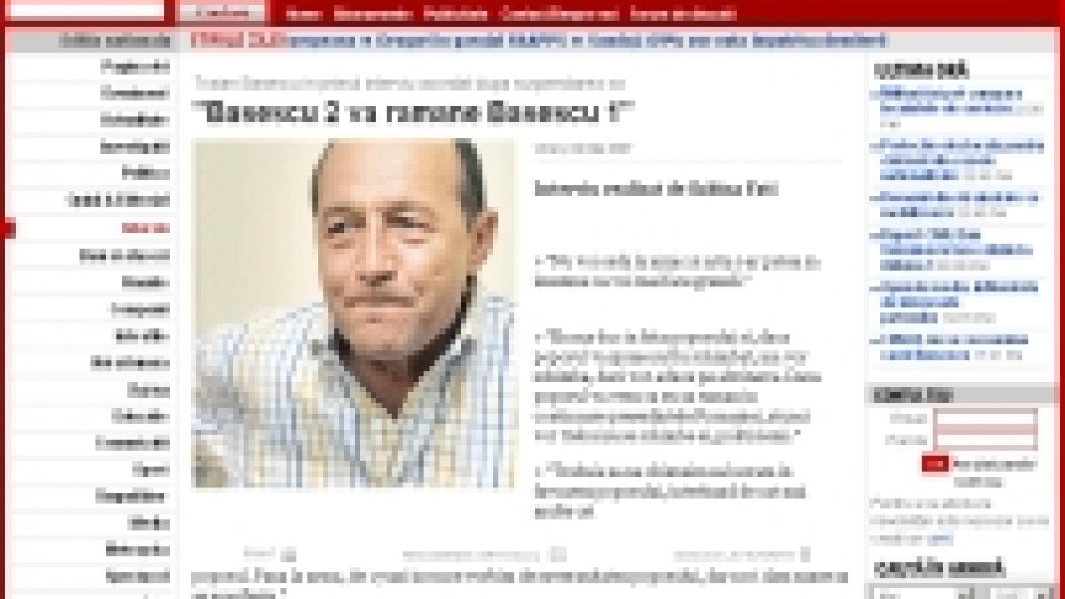 basescu promite ca nu se va schimba