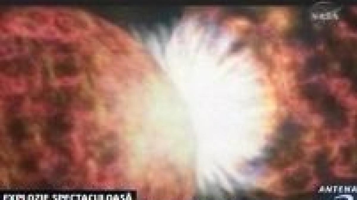 NASA. Explozie stelară spectaculoasă