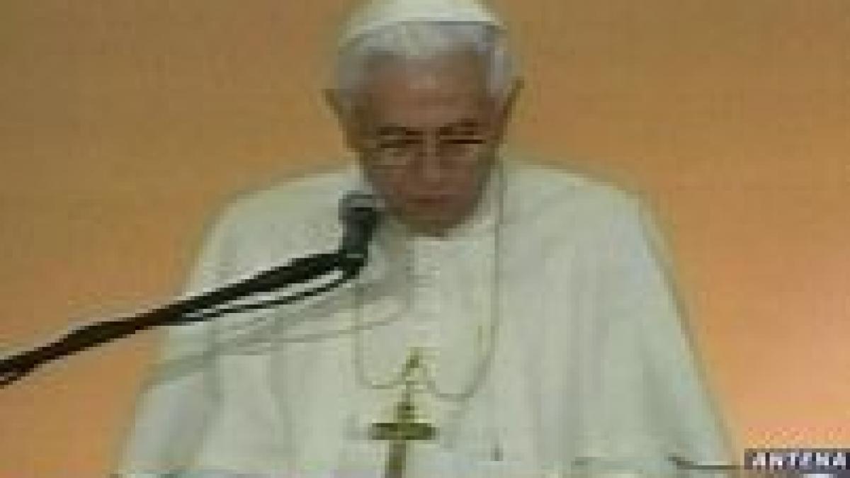 papa benedict a binecuvantat brazilienii