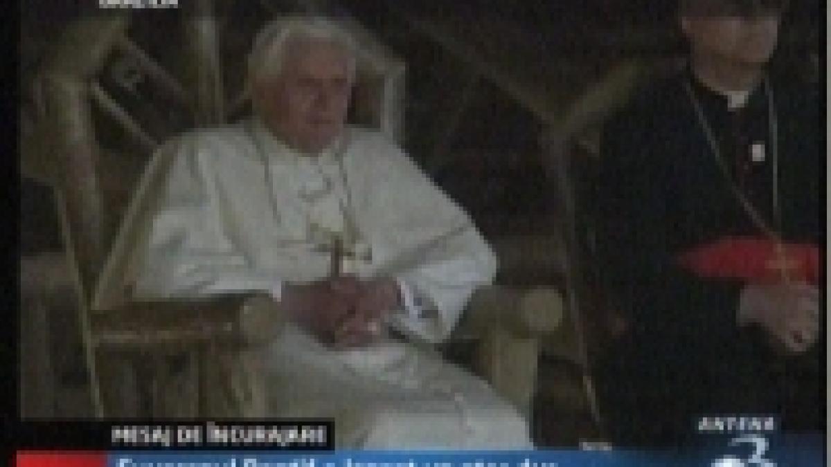 papa benedict militeaza impotriva drogurilor