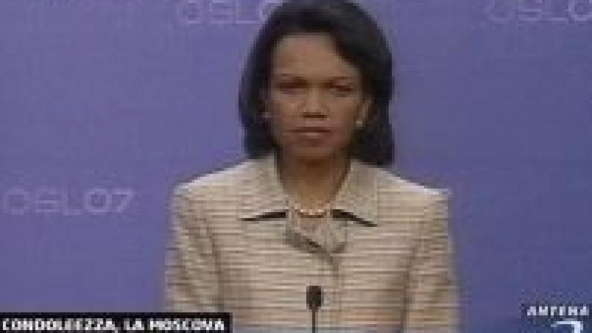 condoleeza rice in vizita la moscova
