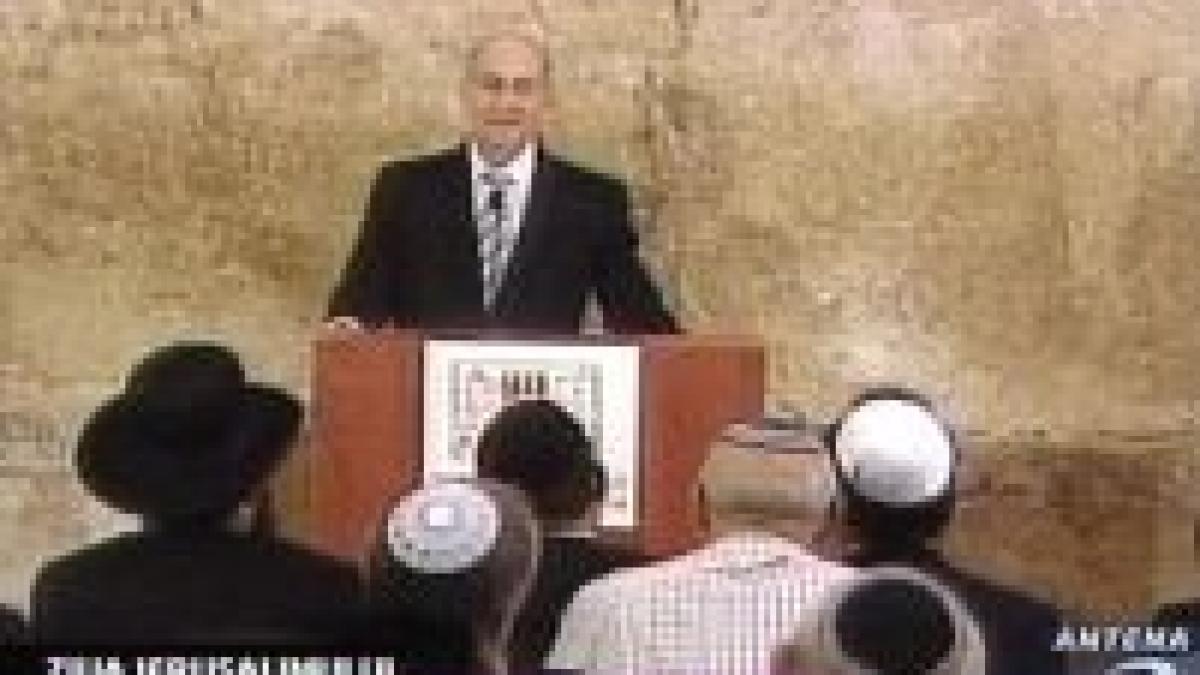 ierusalim va fi capitala oficiala a israelului