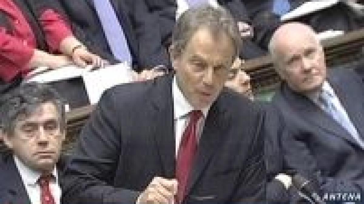 premierul blair pentru ultima data in sua