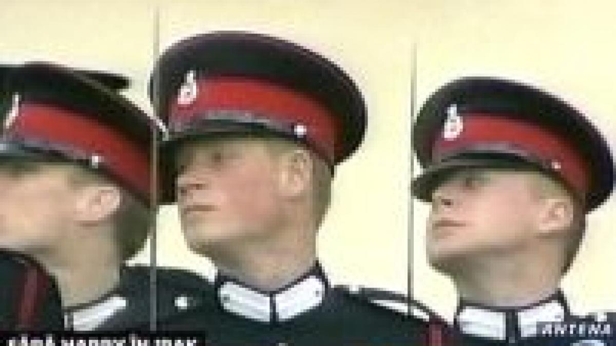 printul harry nu mai pleaca in irak