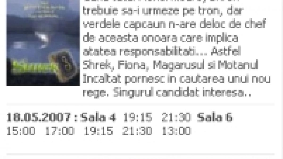 rezervarea la film plexuri e o bataie de joc