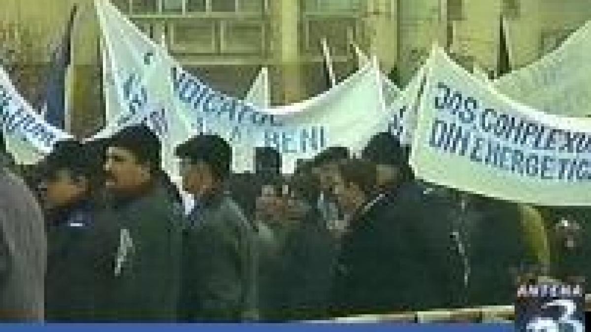 greva la complexele rovinari si turceni