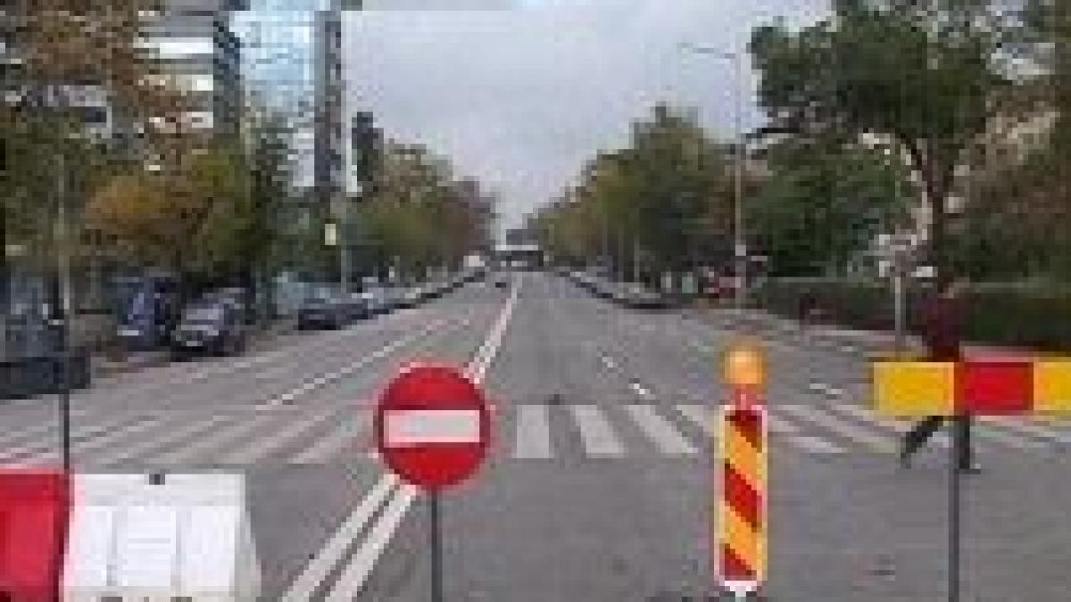 intersectia de la aeroportul baneasa reamenajata