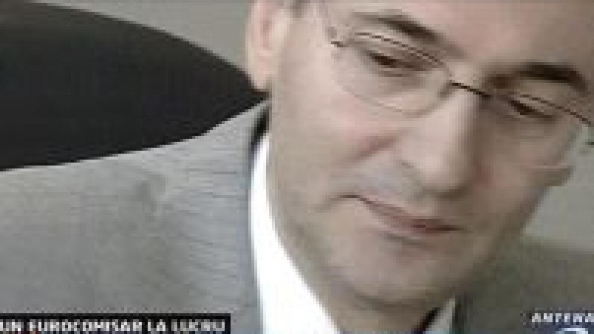 eurocomisarul leonard orban la lucru