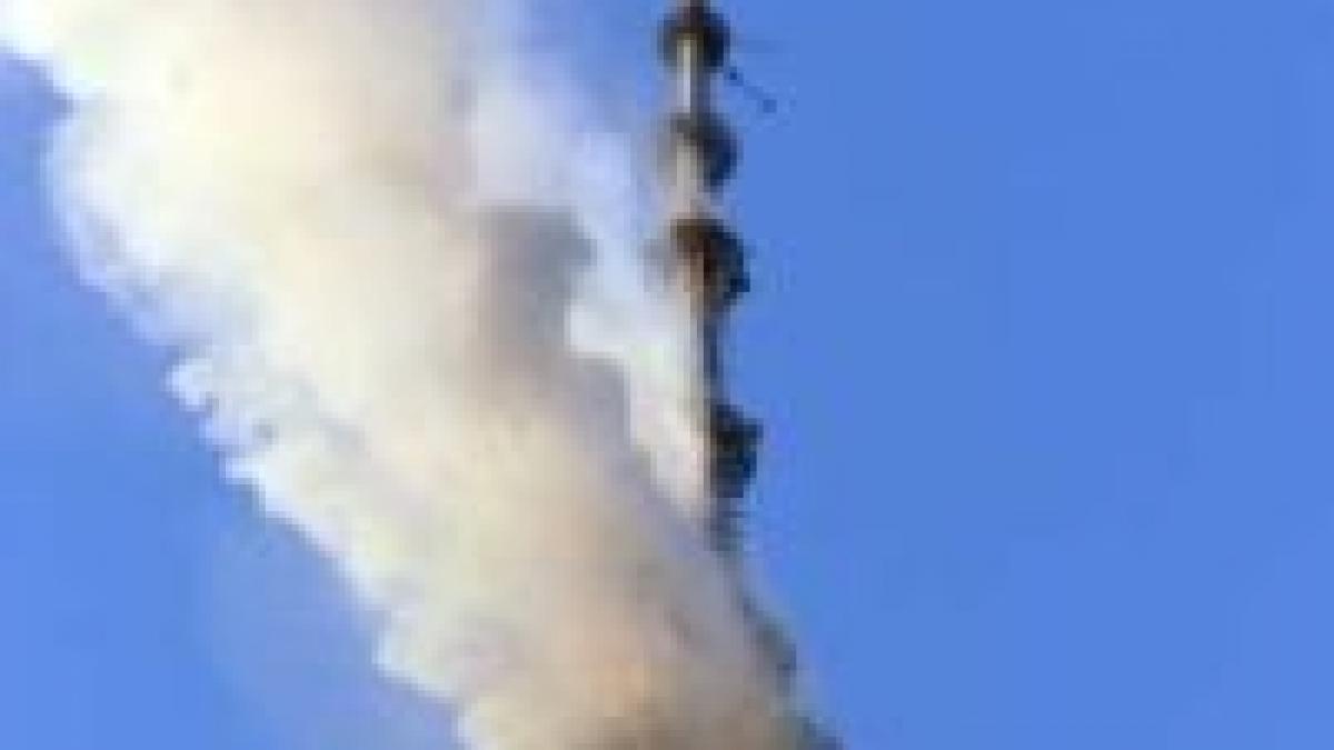 moscova nori de fum deasupra unei televiziuni