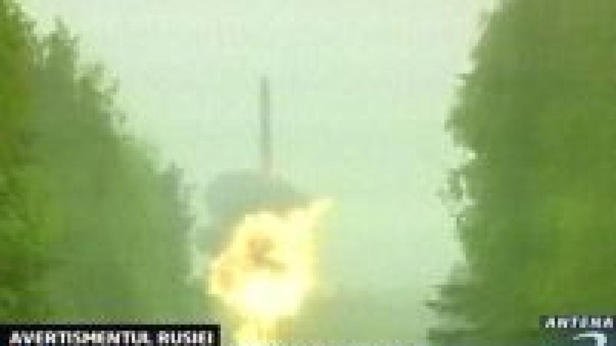 rusia contraataca are o racheta noua