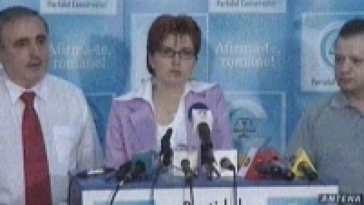 partidul conservator nu va fuziona cu pnl