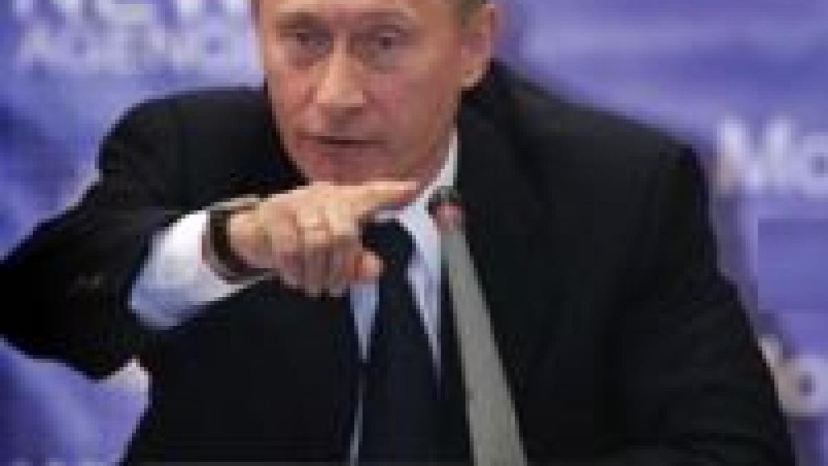 putin cu rachetele atintite asupra europei