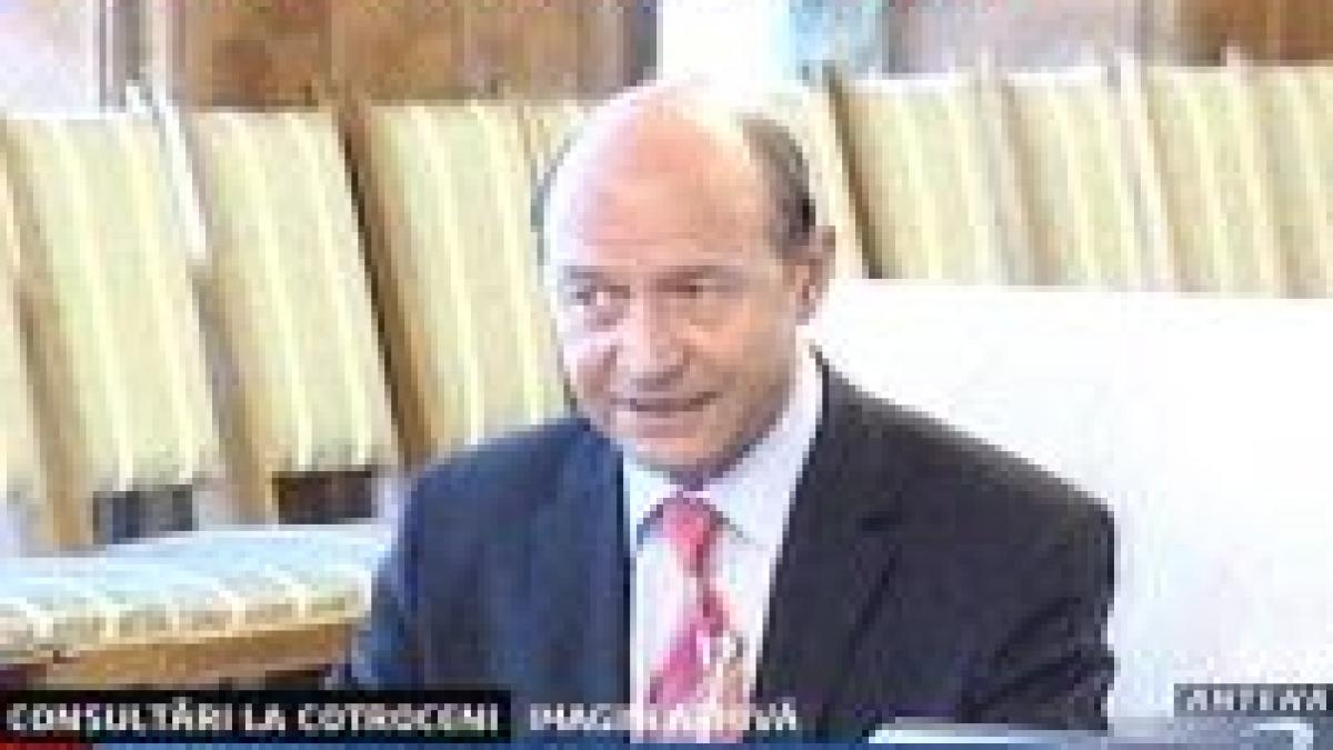 basescu cere un nou guvern pd pnl pld