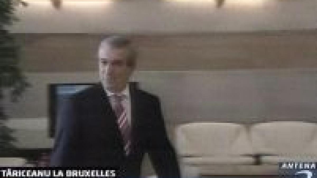 intalnire tariceanu barosso la bruxelles