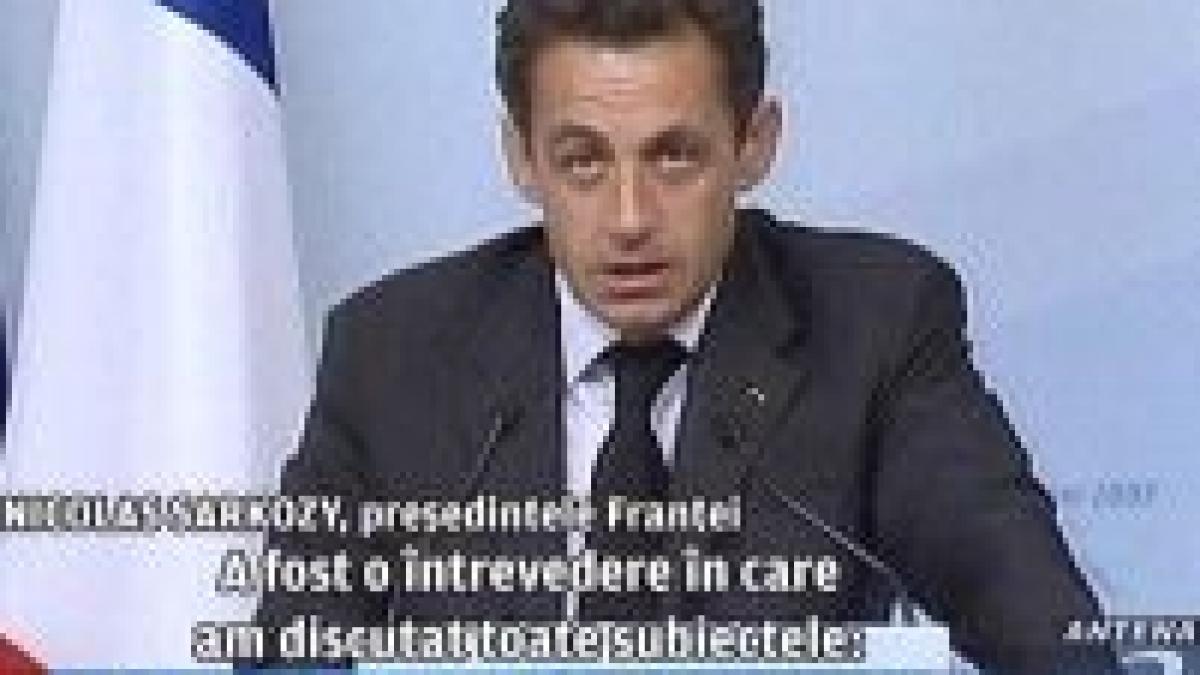 nicholas sarkozy a venit baut la g8 video