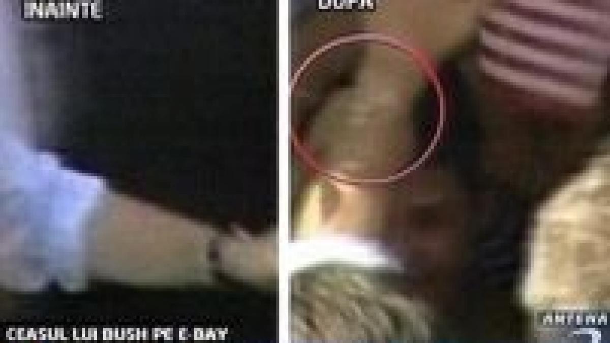 ceasul furat lui bush licitat pe ebay